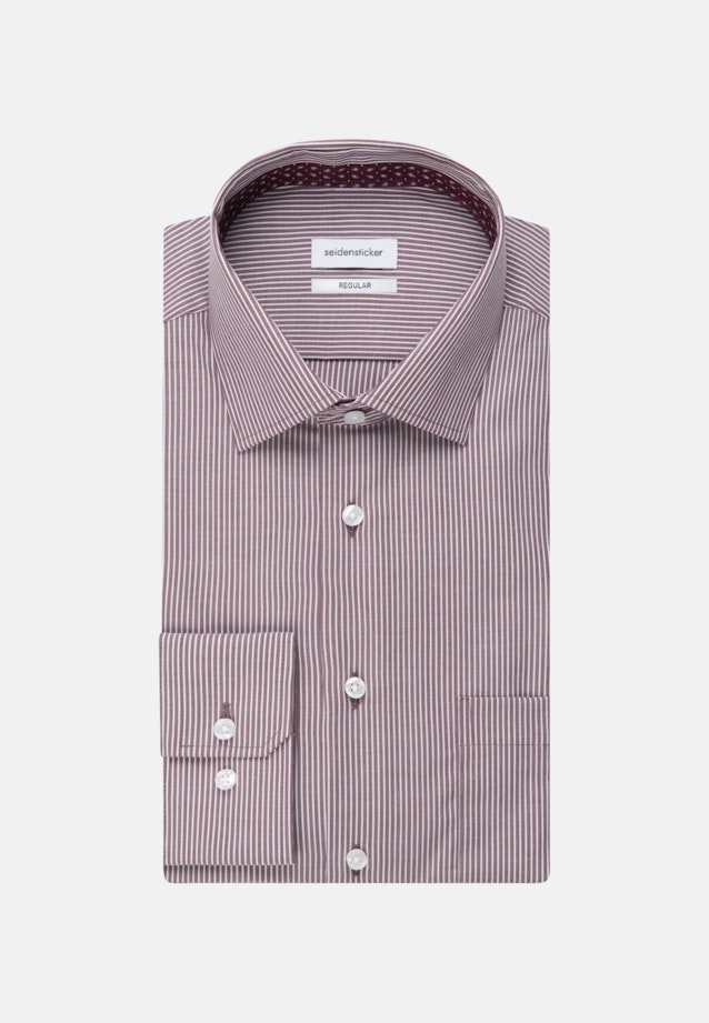 Non-iron Poplin Business Shirt in Regular with Kent-Collar in Red |  Seidensticker Onlineshop