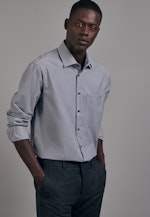 Regular Business Shirt Stripes in Dark Blue |  Seidensticker Onlineshop