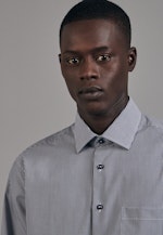 Regular Business Shirt Stripes in Dark Blue |  Seidensticker Onlineshop