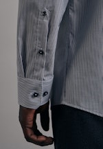 Regular Business Shirt Stripes in Dark Blue |  Seidensticker Onlineshop