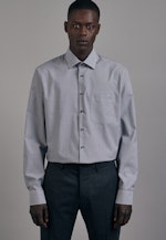 Regular Business Shirt Stripes in Dark Blue |  Seidensticker Onlineshop