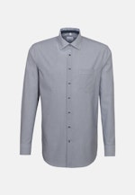 Regular Business Shirt Stripes in Dark Blue |  Seidensticker Onlineshop