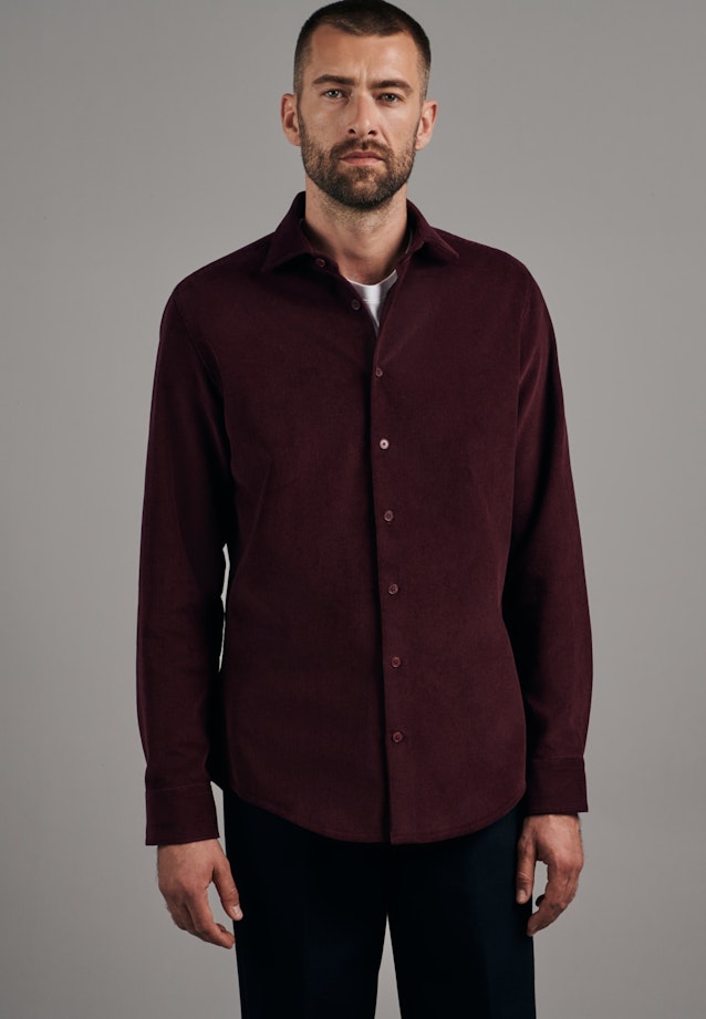 Slim Business Hemd Uni in Rot |  Seidensticker Onlineshop