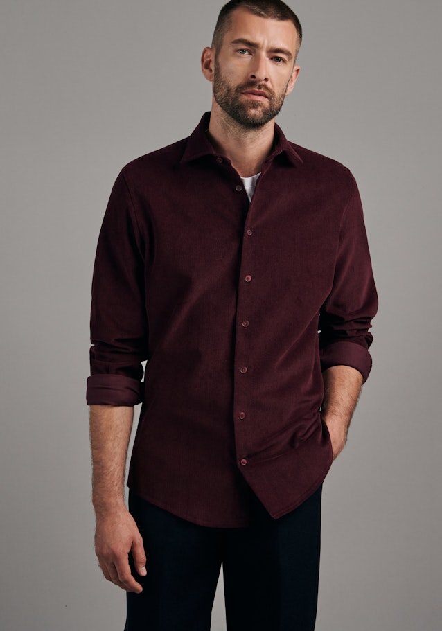 Slim Business Hemd Uni in Rot | Seidensticker Onlineshop