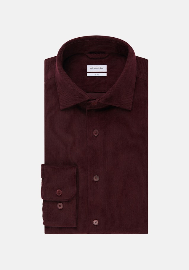 Business Shirt in Slim with Kent-Collar in Red |  Seidensticker Onlineshop