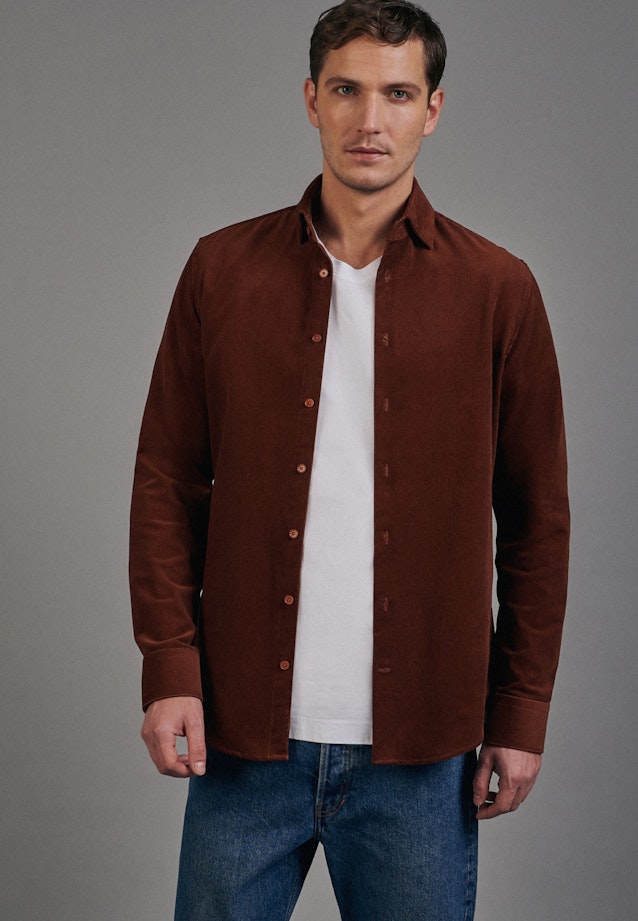 Slim Business Hemd Uni in Orange |  Seidensticker Onlineshop