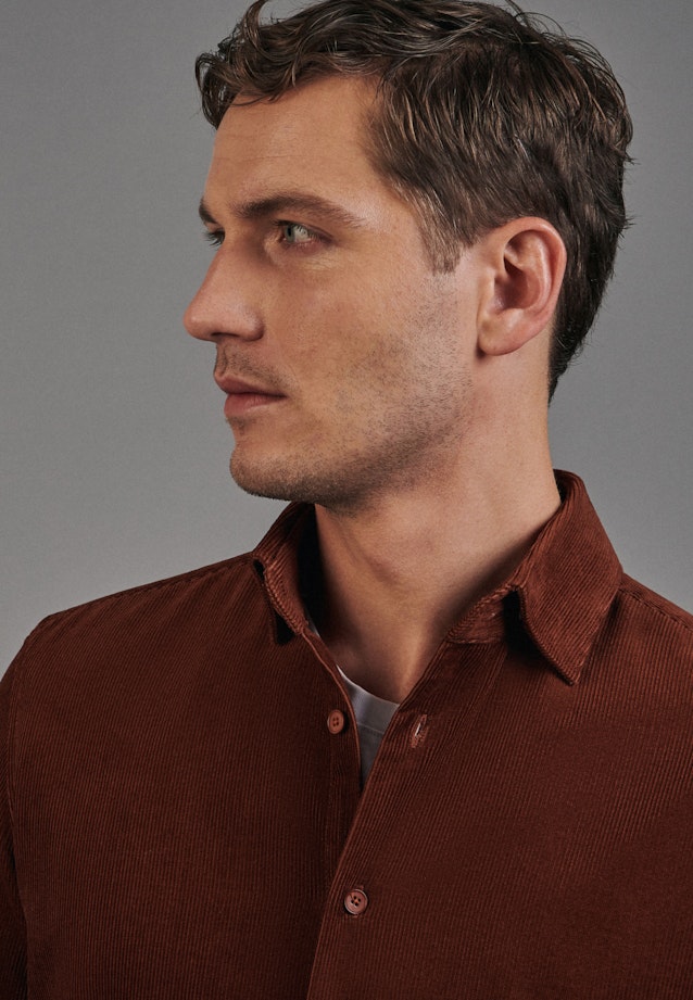 Slim Business Hemd Uni in Orange |  Seidensticker Onlineshop