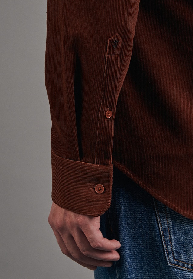 Slim Business Hemd Uni in Orange |  Seidensticker Onlineshop