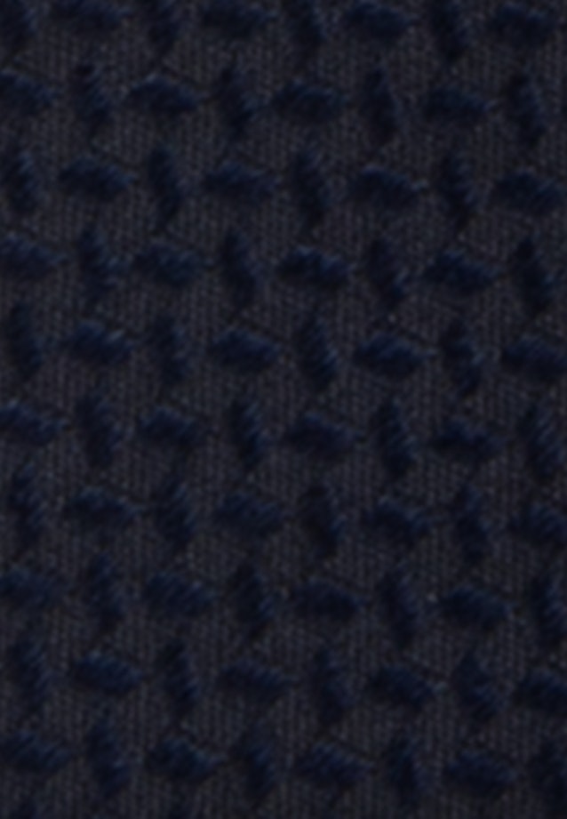 Schmal (5cm) Krawatte Druck in Dunkelblau |  Seidensticker Onlineshop