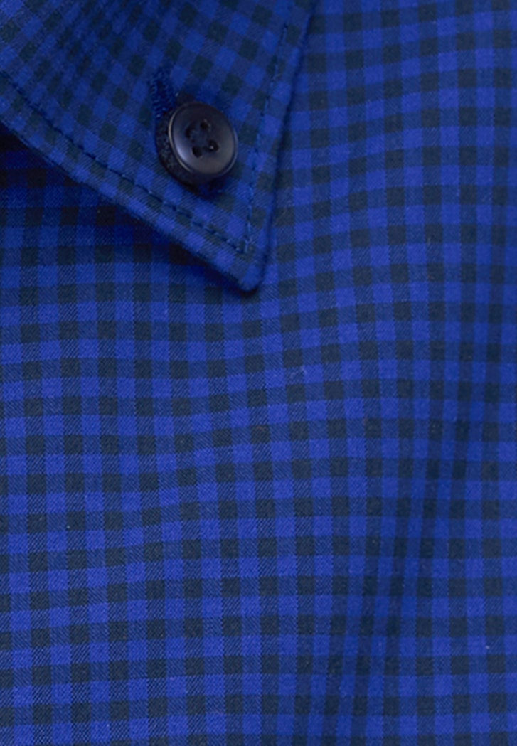 Bügelfreies Popeline Business Hemd in Regular mit Button-Down-Kragen