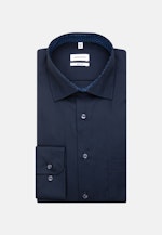 Regular Business Hemd Uni in Dunkelblau |  Seidensticker Onlineshop