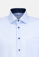 Regular Business Shirt Uni in Medium Blue |  Seidensticker Onlineshop