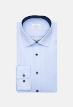 Regular Business Shirt Uni in Medium Blue |  Seidensticker Onlineshop