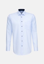 Regular Business Shirt Uni in Medium Blue |  Seidensticker Onlineshop