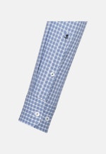 Shaped Business Hemd Karo in Hellblau |  Seidensticker Onlineshop