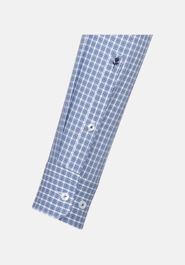 Non-iron Popeline Business overhemd in Shaped with Button-Down-Kraag in Lichtblauw |  Seidensticker Onlineshop