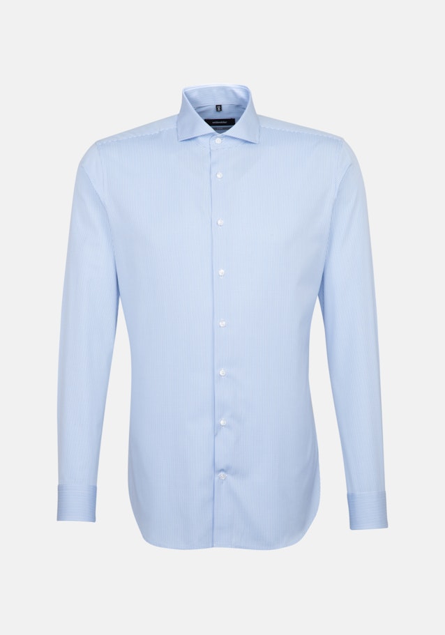 Business Shirt in X-Slim with Shark Collar in Light Blue |  Seidensticker Onlineshop