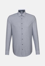 Slim Business Hemd Streifen in Dunkelblau |  Seidensticker Onlineshop