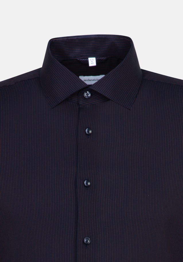 Non-iron Poplin Business Shirt in Slim with Kent-Collar in Orange |  Seidensticker Onlineshop