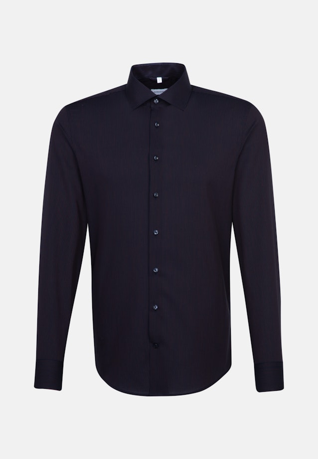 Slim Business Hemd Streifen in Orange |  Seidensticker Onlineshop