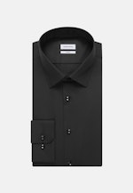 Non-iron Poplin Business Shirt in X-Slim with Kent-Collar in Black |  Seidensticker Onlineshop