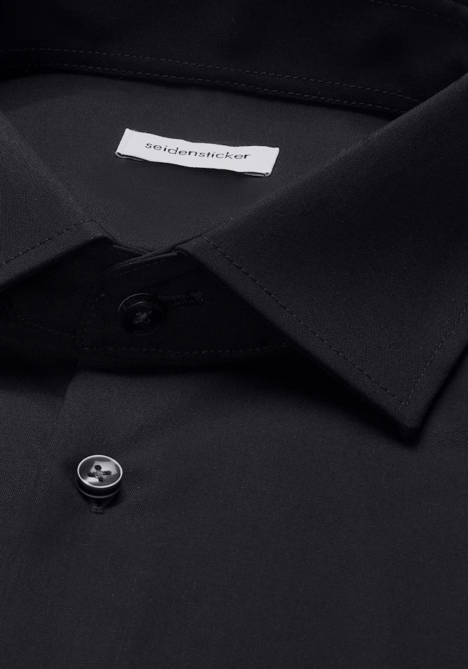X-Slim Chemise d'affaires Uni dans Noir | Boutique en ligne Seidensticker