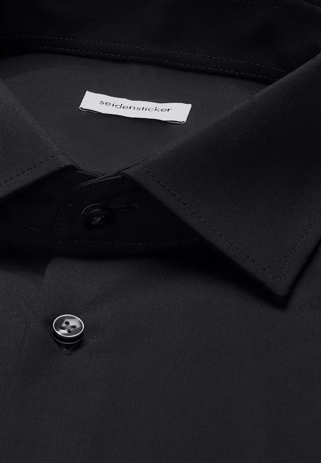 X-Slim Business shirt Uni in Black |  Seidensticker Onlineshop