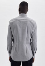 Non-iron Poplin Business Shirt in X-Slim with Kent-Collar in Grey |  Seidensticker Onlineshop