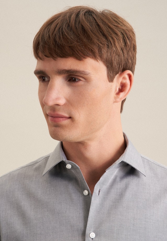 X-Slim Business shirt Uni in Grey |  Seidensticker Onlineshop