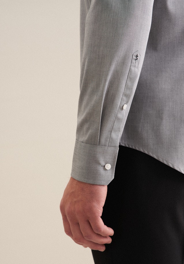 X-Slim Chemise d'affaires Uni in Gris | Seidensticker Onlineshop