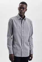 Chemise Business X-Slim Popeline Col Kent in Gris |  Seidensticker Onlineshop