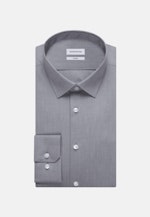 Chemise Business X-Slim Popeline Col Kent in Gris |  Seidensticker Onlineshop