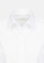 Regular fit Hemdbluse Uni in Weiß |  Seidensticker Onlineshop