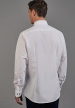 Shaped Business Hemd Uni in Weiß |  Seidensticker Onlineshop