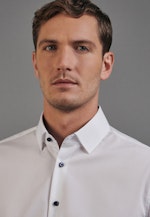 Shaped Business Hemd Uni in Weiß |  Seidensticker Onlineshop