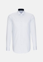 Comfort Business Hemd Druck in Dunkelblau |  Seidensticker Onlineshop