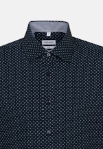 Slim Business Hemd Druck in Dunkelblau |  Seidensticker Onlineshop