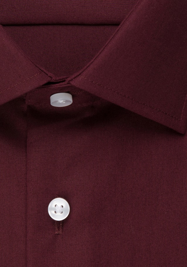 Non-iron Poplin Business Shirt in X-Slim with Kent-Collar in Red |  Seidensticker Onlineshop