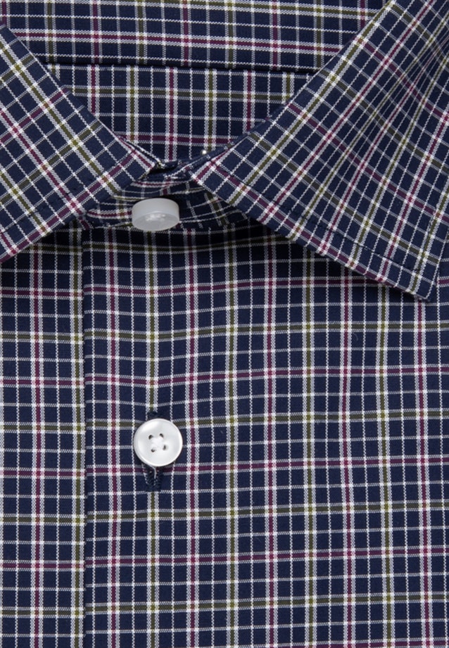 Bügelfreies Popeline Business Hemd in Shaped mit Kentkragen und extra langem Arm in Grün |  Seidensticker Onlineshop