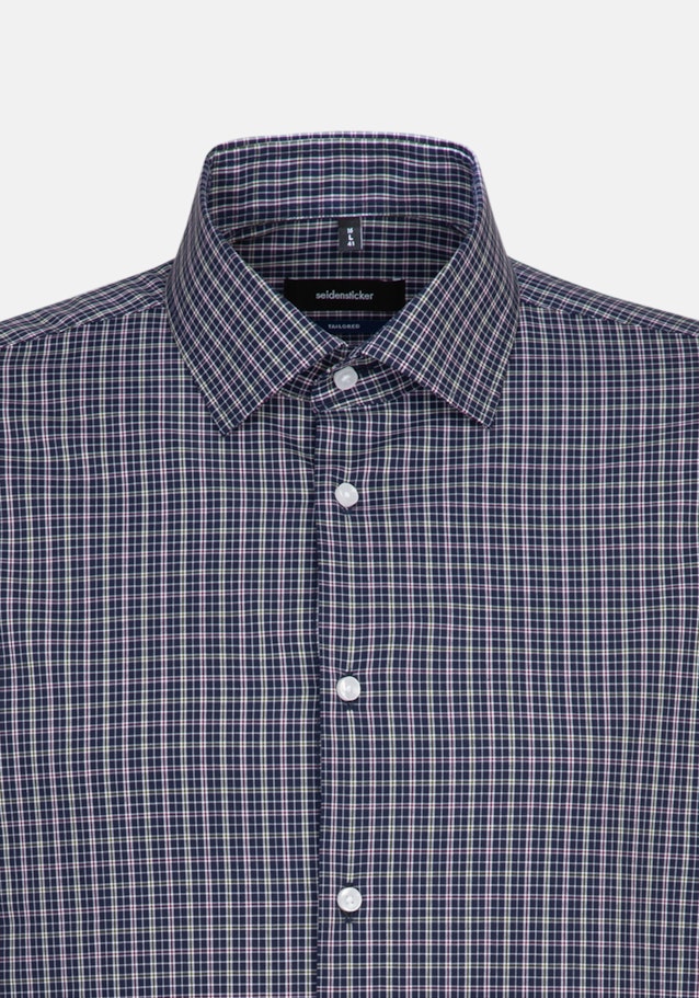 Non-iron Poplin Business Shirt in Shaped with Kent-Collar and extra long sleeve in Green |  Seidensticker Onlineshop