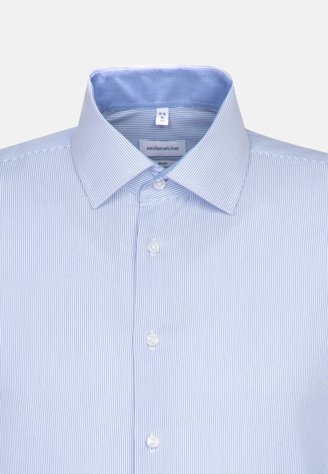 Slim Business Hemd Streifen in Hellblau |  Seidensticker Onlineshop