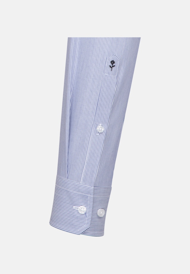 Slim Business Shirt Stripes in Medium Blue |  Seidensticker Onlineshop