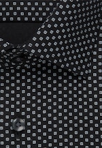 Slim Business Hemd Druck in Schwarz |  Seidensticker Onlineshop