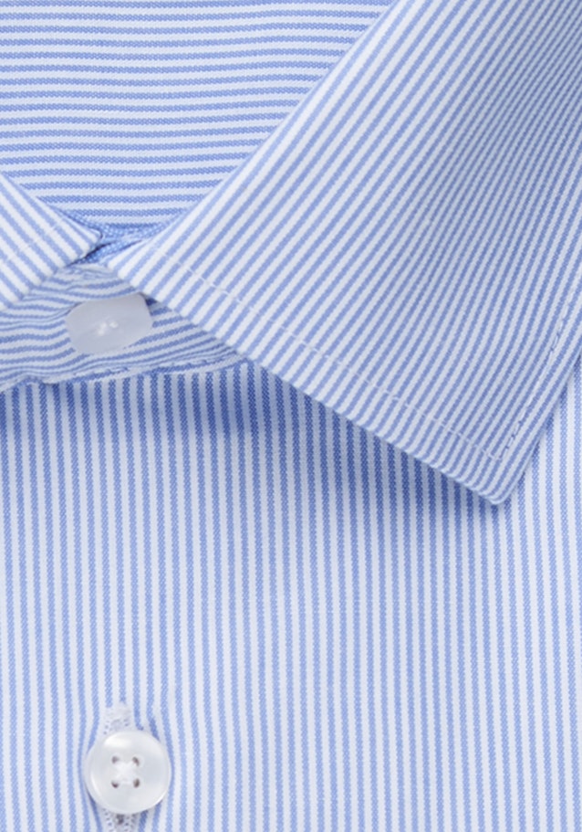 Non-iron Popeline Business overhemd in Shaped with Kentkraag in Lichtblauw |  Seidensticker Onlineshop