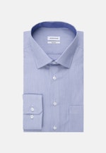 Shaped Business Shirt Stripes in Medium Blue |  Seidensticker Onlineshop
