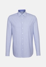 Shaped Business Shirt Stripes in Medium Blue |  Seidensticker Onlineshop