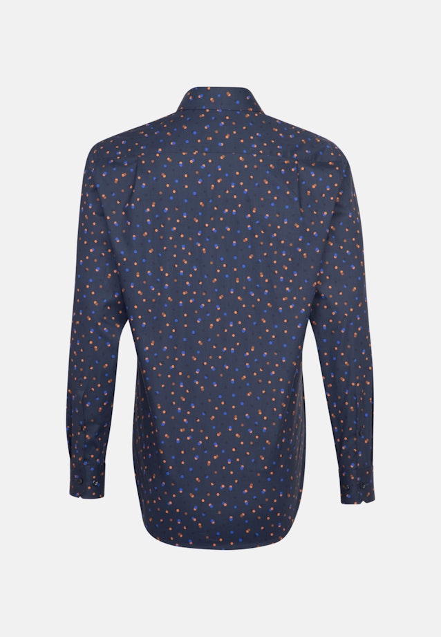 Regular Business Shirt Print in Dark Blue |  Seidensticker Onlineshop