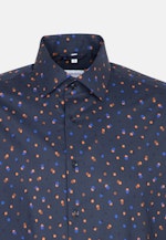 Regular Business Shirt Print in Dark Blue |  Seidensticker Onlineshop