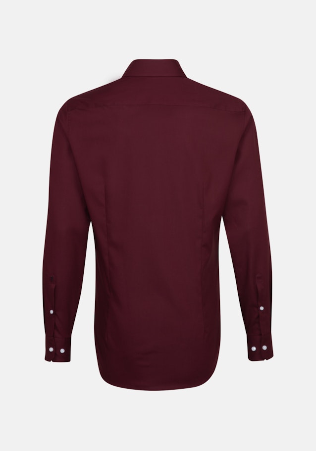 Bügelfreies Popeline Business Hemd in Slim mit Kentkragen und extra langem Arm in Rot |  Seidensticker Onlineshop