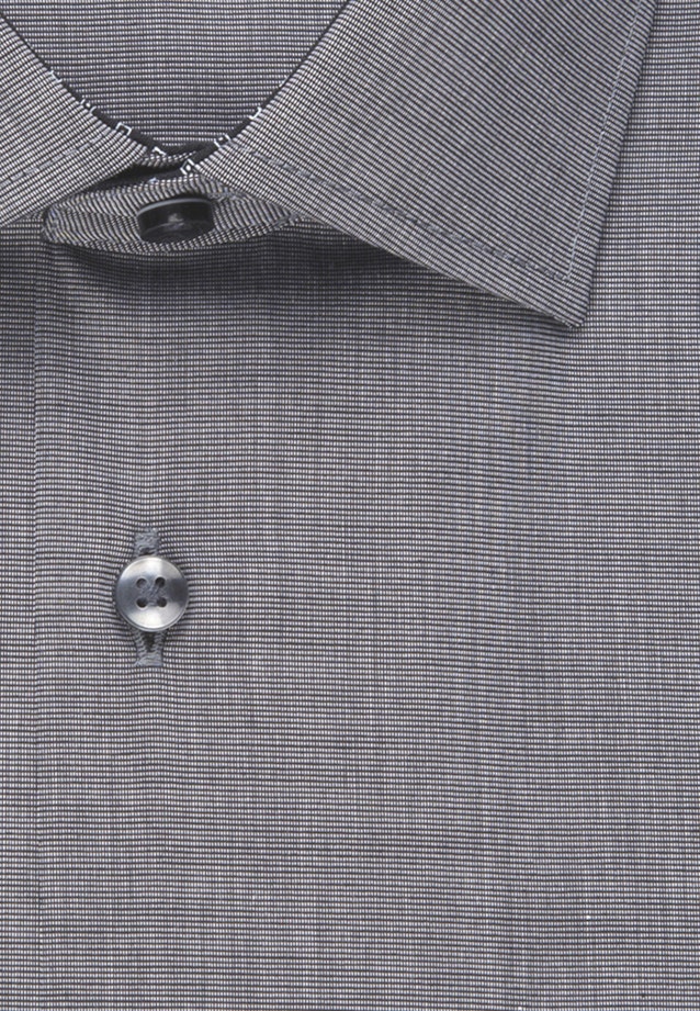 Fil a fil Business Hemd in Regular mit Kentkragen und extra langem Arm in Grau |  Seidensticker Onlineshop